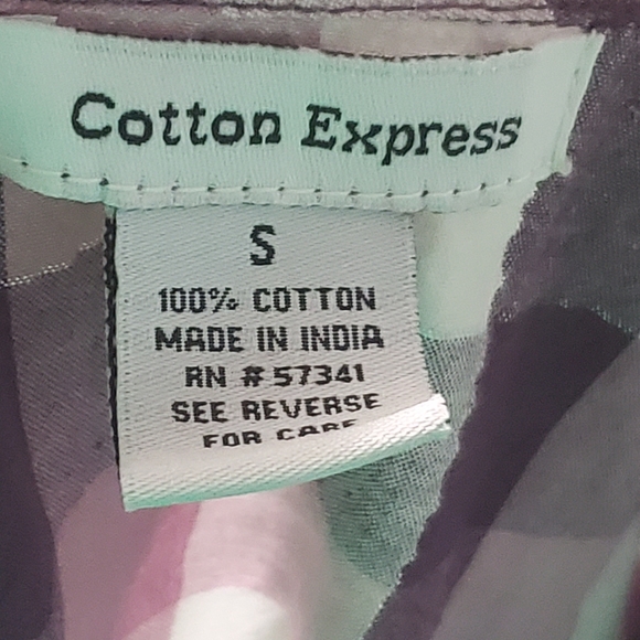 Cotton express plaid dress - Picture 4 of 7